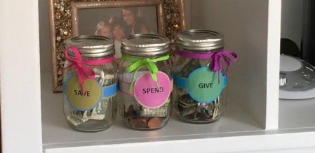 Save Save and Give Jars