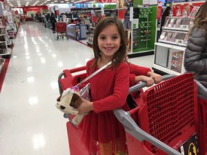 Zoey Shopping at Target