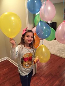 Zoey on her 6th birthday
