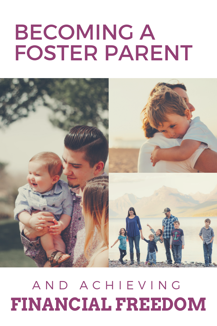 Foster care families loving each other