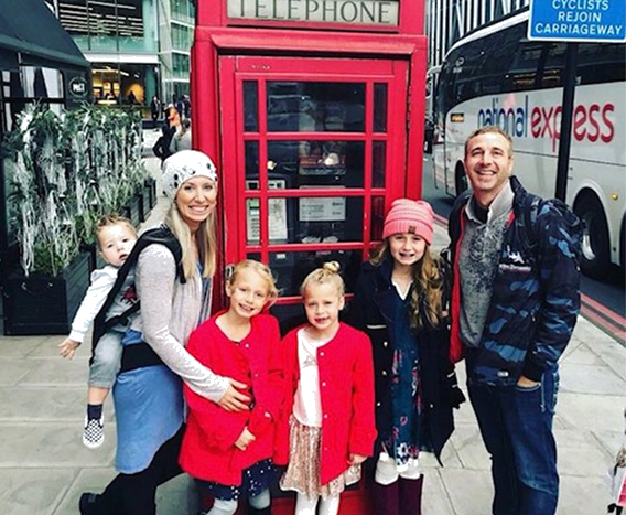 Aaron and Kaleena Amuchastegui and family