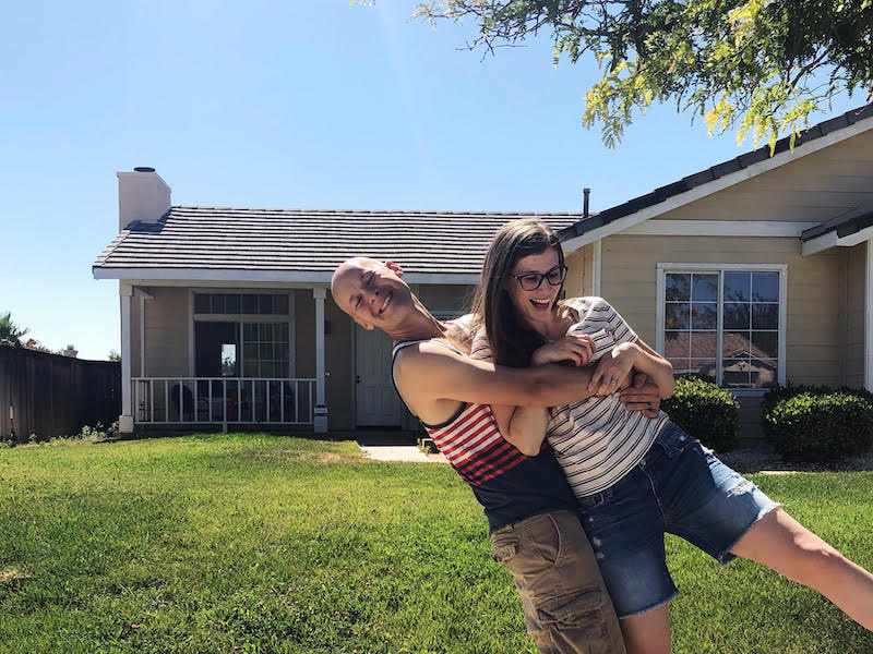 Keith Robinson and Rachael Robinson are mortgage free