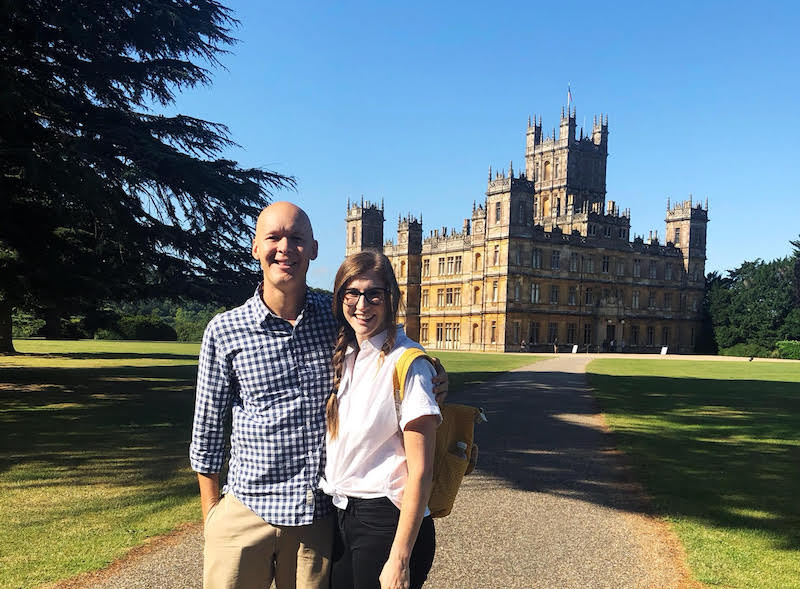 Keith Robinson and Rachael Robinson Traveling Together