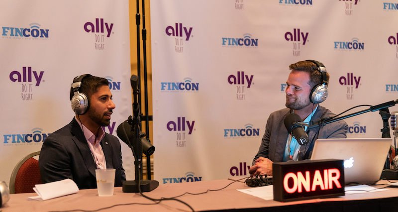 Andy Hill interviewing Ally