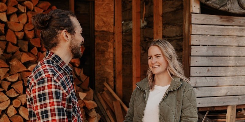 couple talking to each other