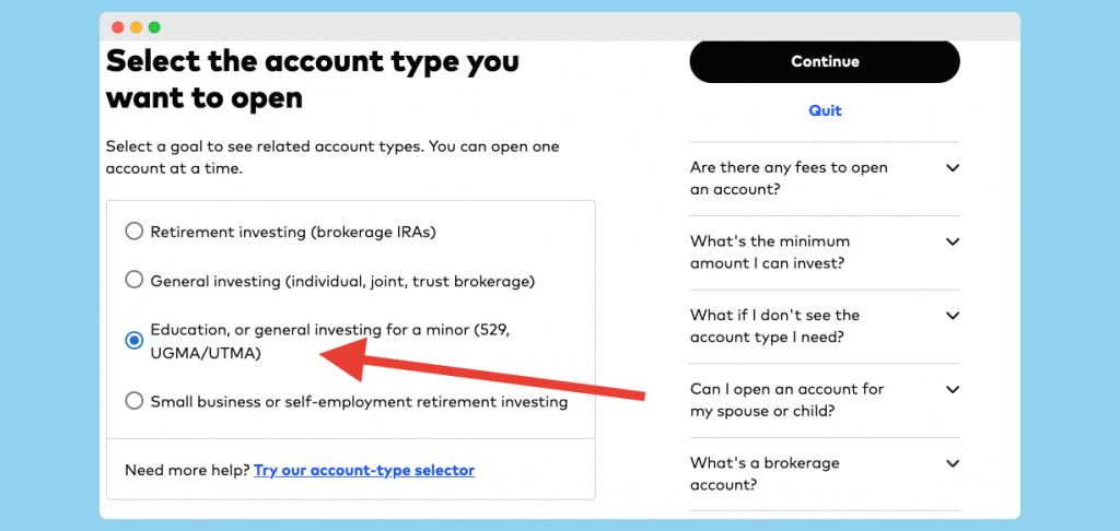 Vanguard Custodial Brokerage Sign Up