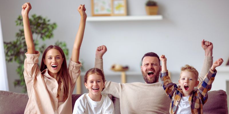 parents celebrating coast fire