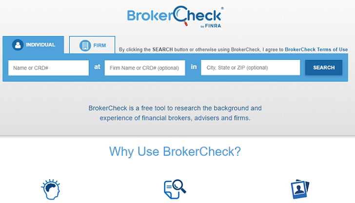 finra broker check