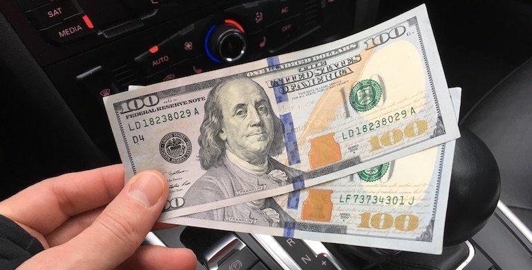 Giving $100 Tips